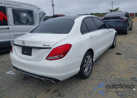 2017 Mercedes-Benz C 300 4Matic from USA, damaged, VIN 55SWF4KB0HU192384